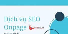 Dịch vụ SEO Onpage và những điều cần biết