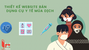 Thiết kế website bán dụng cụ y tế mùa dịch