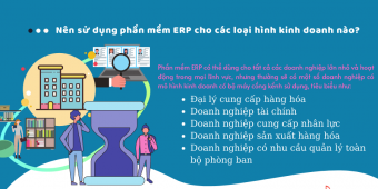 Nên sử dụng phần mềm ERP cho các loại hình kinh doanh nào ?