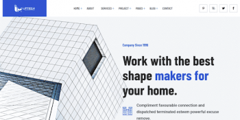 Mẫu website sửa chữa nhà chuyên nghiệp quốc tế - LPWB002