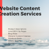 Website Content Services - Writing Professional SEO Articles 