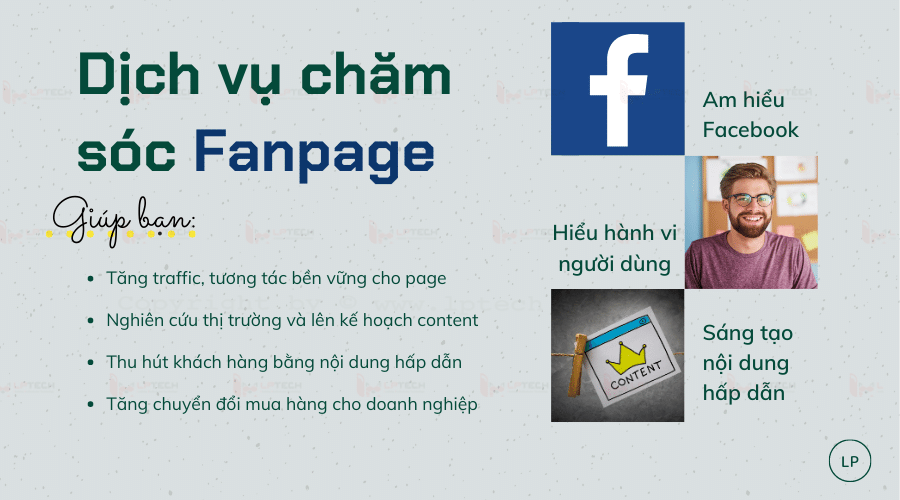 Dịch vụ chăm sóc fanpage facebook