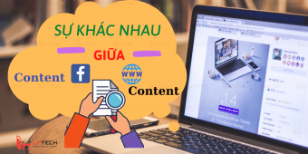 Sự khác nhau giữa content facebook và content website