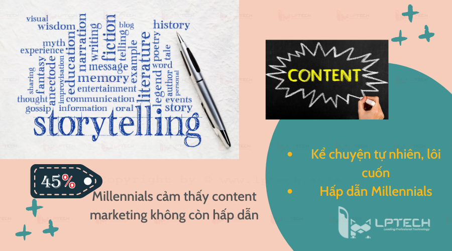 Sử dụng content storytelling tiếp cận Millennials