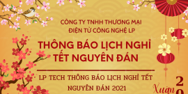 Thông báo lịch nghỉ tết nguyên đán và chúc tết năm 2021