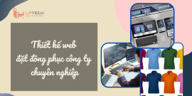 Thiết kế web đặt đồng phục công ty chuyên nghiệp