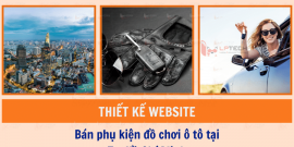 Thiết kế website bán phụ kiện đồ chơi ô tô tại Tp.HCM