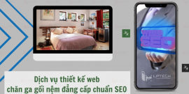 Dịch vụ thiết kế web chăn ga gối nệm đẳng cấp chuẩn SEO