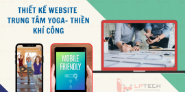 Thiết kế web trung tâm Yoga - Thiền - Khí công