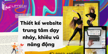 Thiết kế website trung tâm dạy nhảy, khiêu vũ năng động