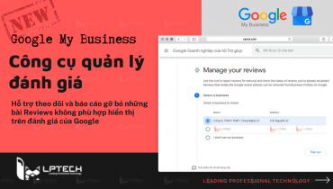 Google My Business phát hành công cụ quản lý đánh giá