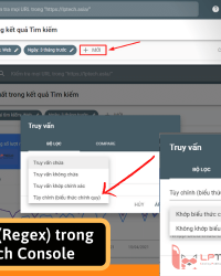 Google Search Console thêm mới Bộ lọc Tuỳ chỉnh - Custom (Regex)