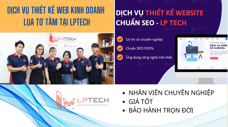 Dịch vụ thiết kế web kinh doanh lụa tơ tằm tại LPTech