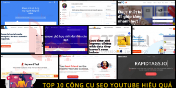 Top 10 công cụ SEO Youtube hiệu quả