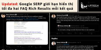 Google SERP: Giới hạn hiển thị tối đa hai FAQ Rich Results mỗi kết quả