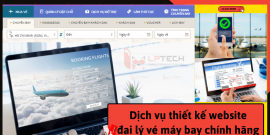 Dịch vụ thiết kế website đại lý bán vé máy bay chính hãng