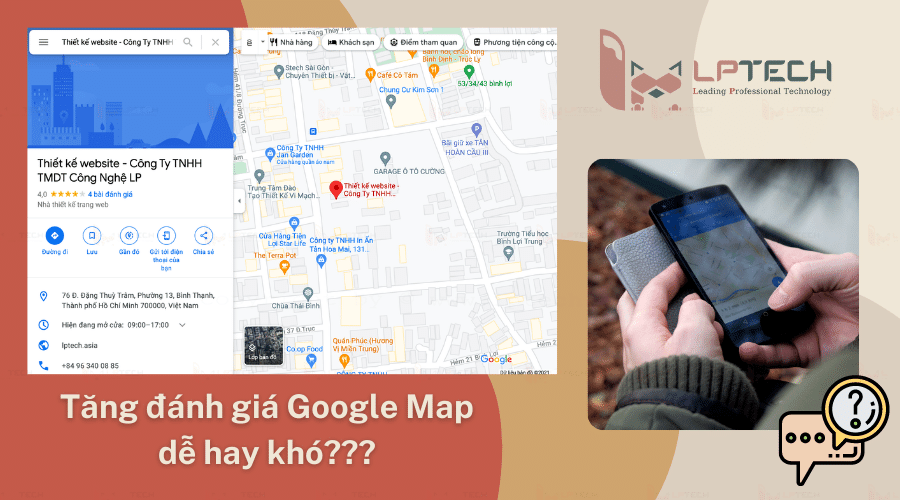 Top bí quyết tuyệt vời giúp tăng đánh giá Google Map