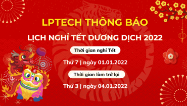 Thông báo lịch nghỉ Tết Dương lịch 2022