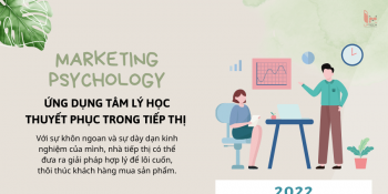 Marketing Pyschology: Ứng dụng tâm lý học thuyết phục trong tiếp thị