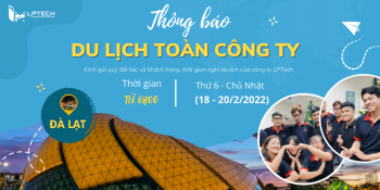 Thông báo tạm nghỉ du lịch công ty 2022