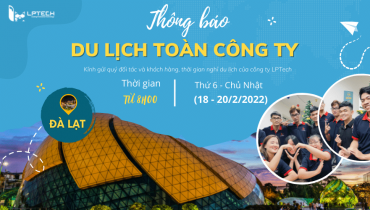 Thông báo tạm nghỉ du lịch công ty 2022