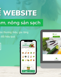 Thiết kế website bán hàng thực phẩm, nông sản sạch chuẩn SEO