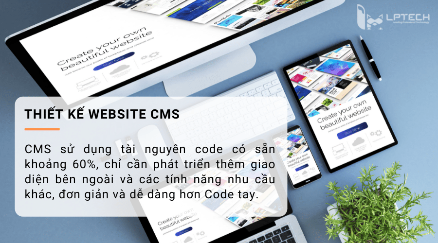 thiết kế website cms
