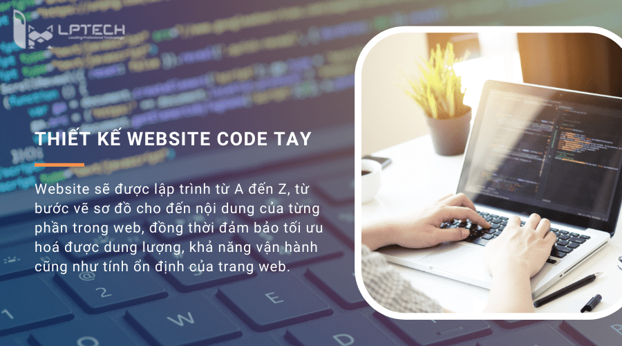thiết kế website code tay
