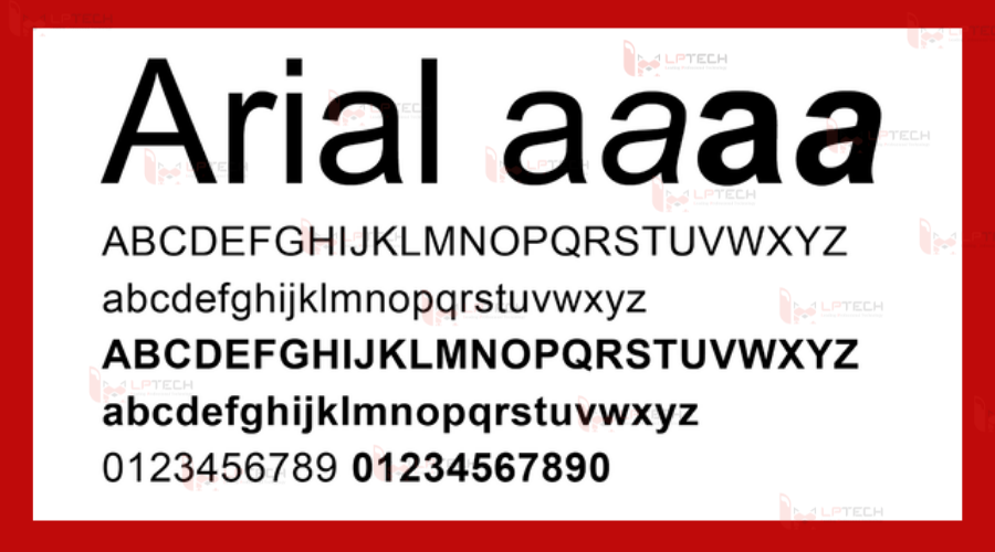 font Arial
