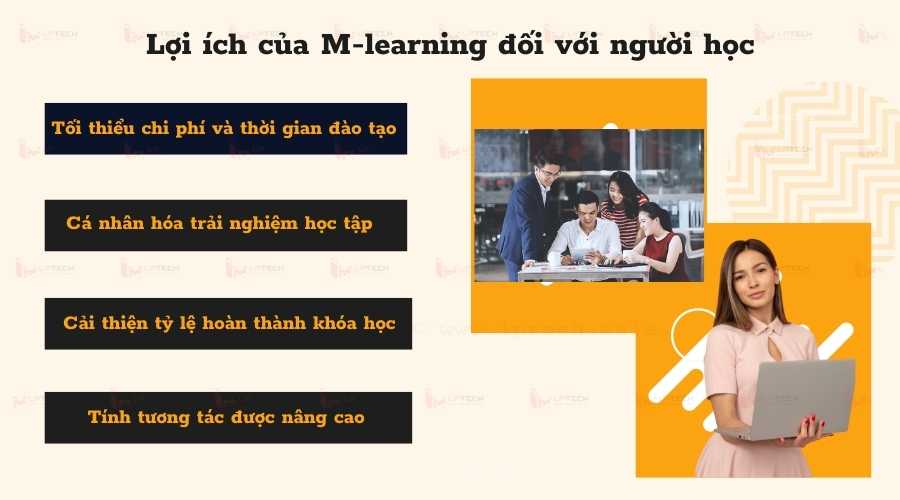 Lợi ích của M-learning khi ứng dụng trong kinh doanh