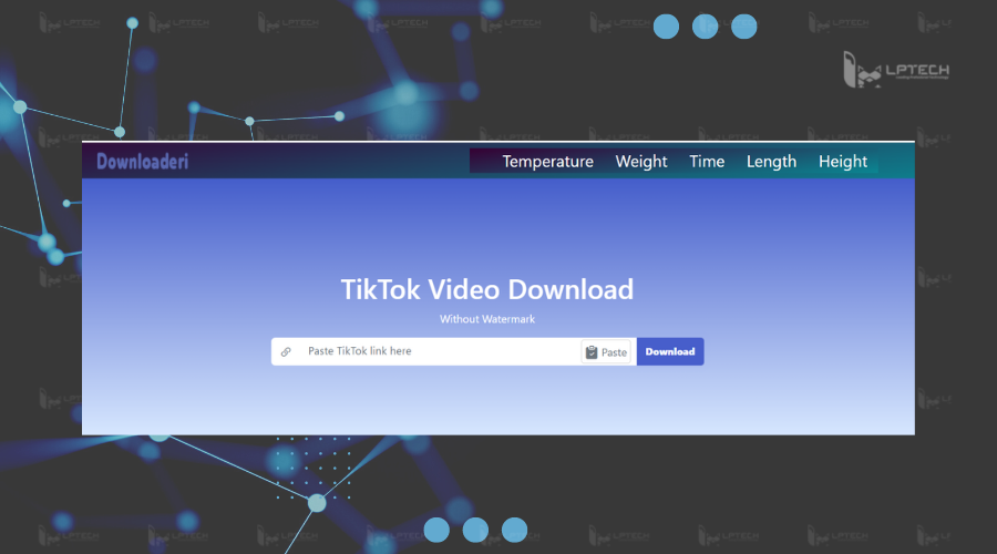 Download Video Tik Tok, không có logo qua Downloaderi.com
