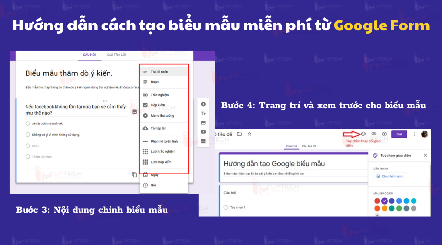 Hướng dẫn cách tạo biểu mẫu miễn phí từ Google Form