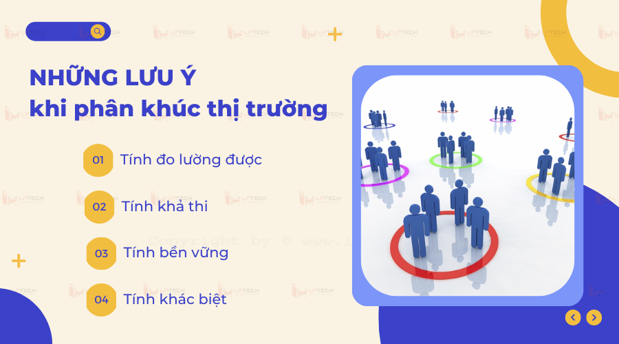 Những lưu ý khi phân khúc thị trường trong STP