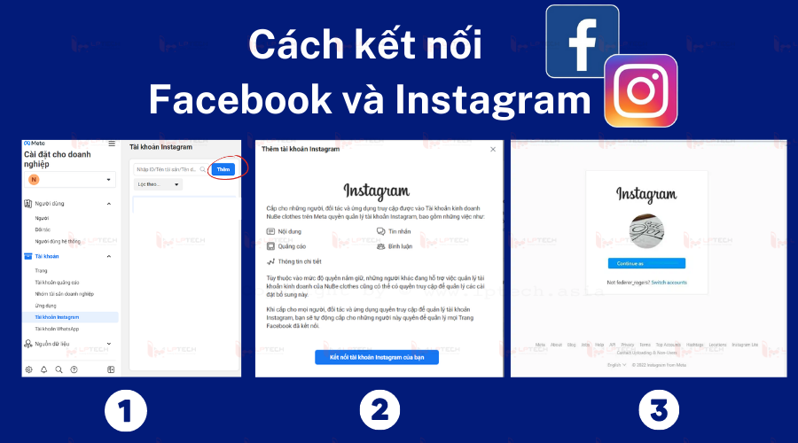 Cách kết nối Facebook và Instagram