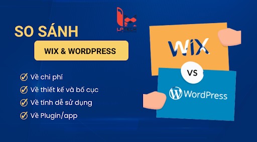 So sánh wix và wordpress