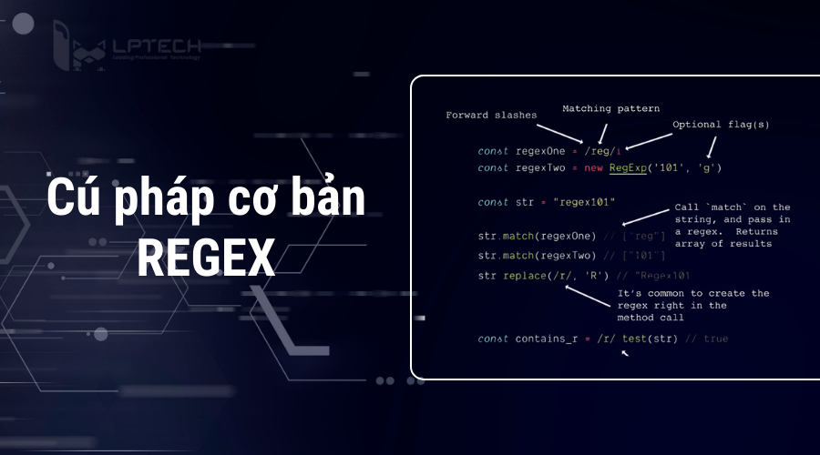 Dạng cú pháp cần nhớ trong Regular Expression (Regex)