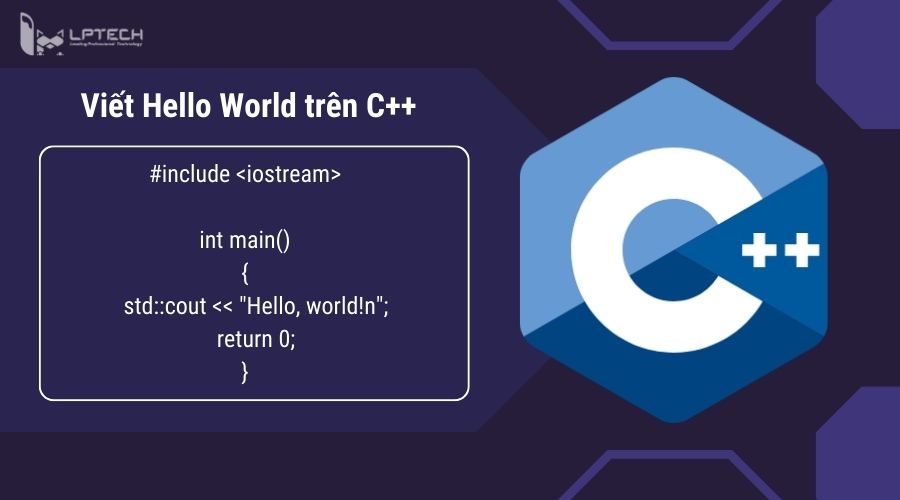 Hướng dẫn cách viết Hello World trên C++