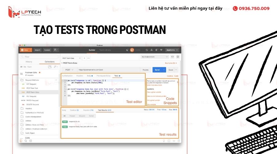 Hướng dẫn cách tạo Tests trong Postman