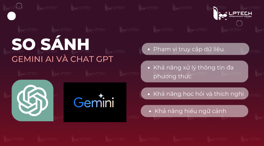 So sánh Gemini AI và Chat GPT