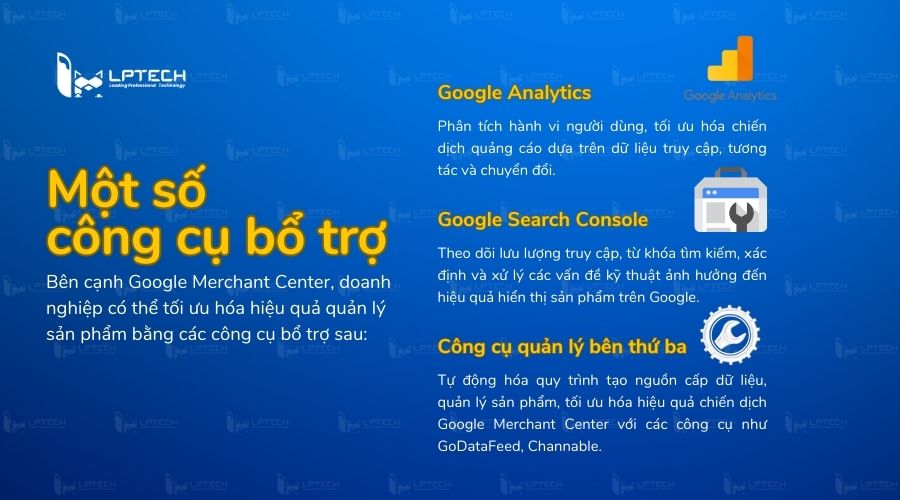 Một số công cụ bổ trợ cho việc quản lý sản phẩm trên Google Merchant