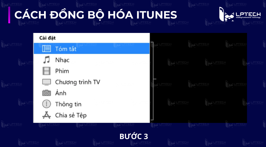 Bước 3 (Đồng bộ hóa iTunes)