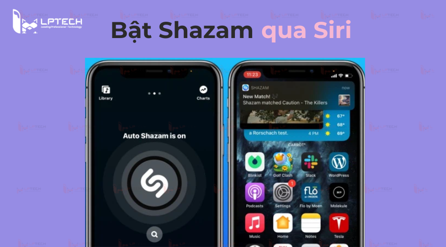 Cách bật Shazam qua Siri