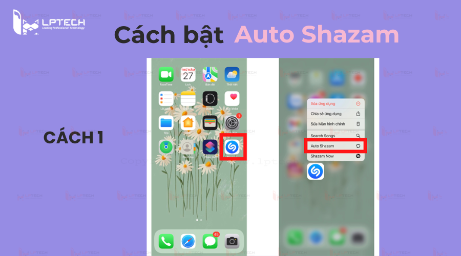 Cách bật Auto Shazam (1)