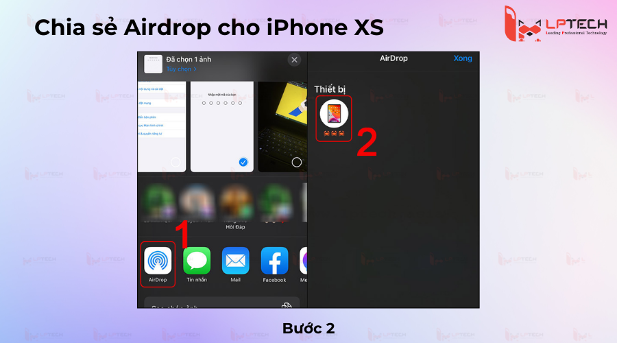 Đối với iPhone  XS (Bước 2)