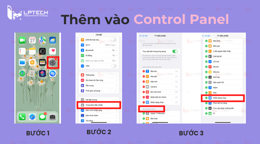 Cách thêm Shazam vào Control Panel (1)