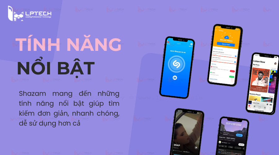 Tính năng nổi bật của Shazam