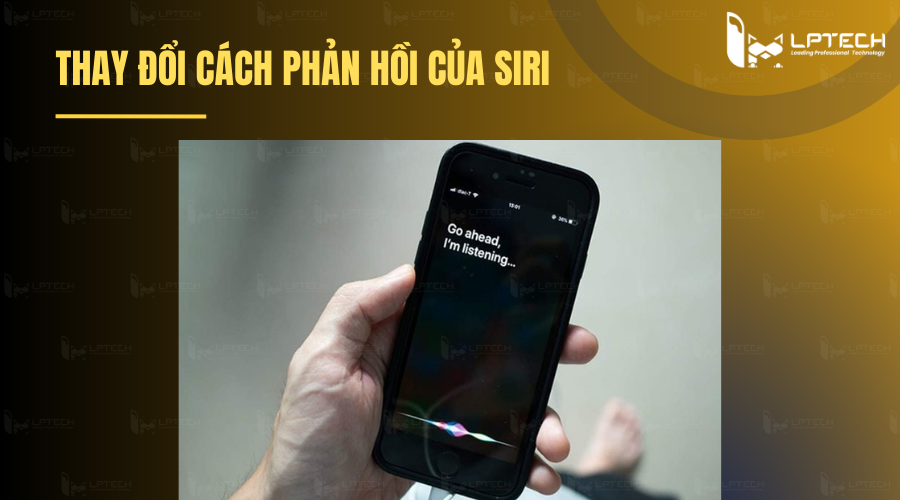 Thay đổi cách phản hồi của Siri