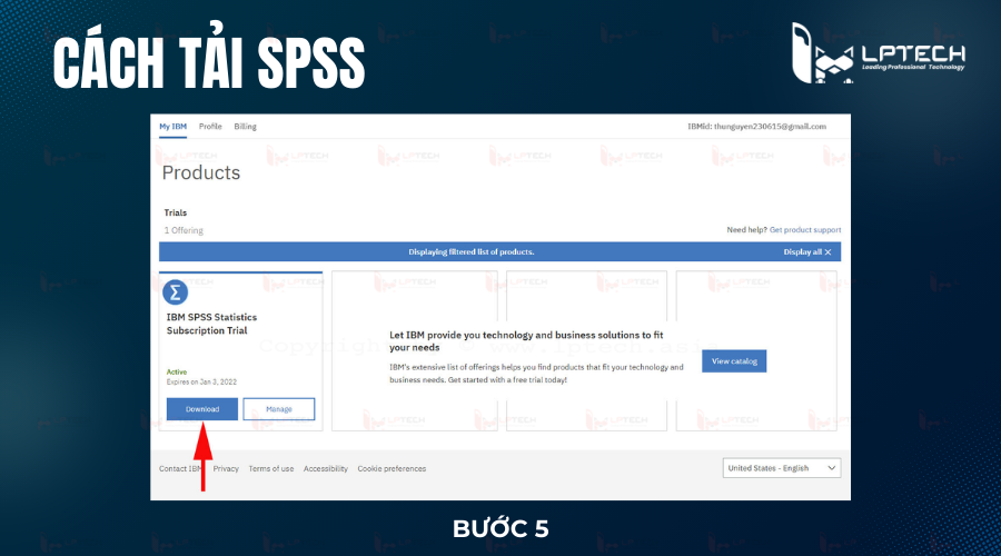 Cách tải SPSS (Bước 5)