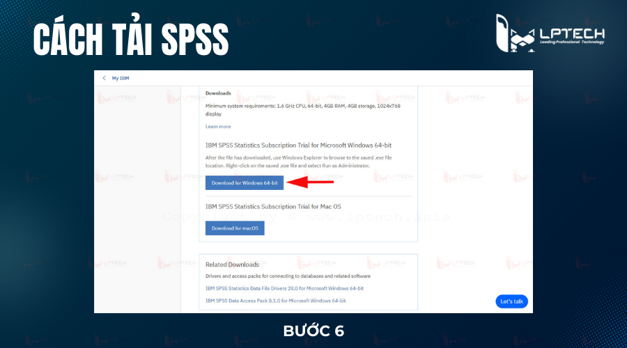 Cách tải SPSS (Bước 6)