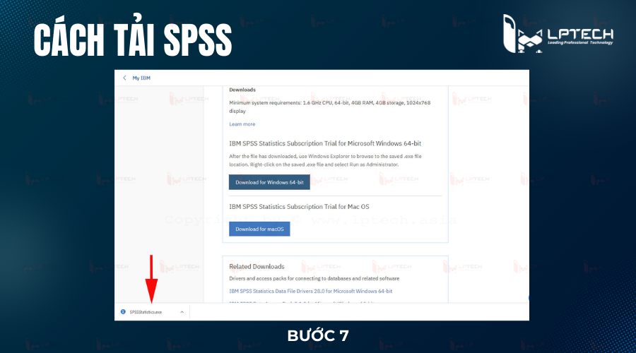 Cách tải SPSS (Bước 7)